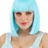 Bright Blue Bob Wig For Women