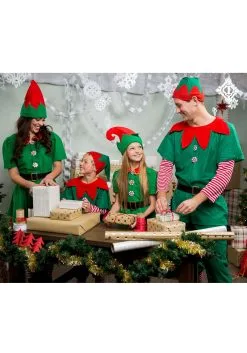 Plus Size Holiday Elf Costume For Women -Halloween Costumes Outlet Store womens holiday elf plus size costume alt 2