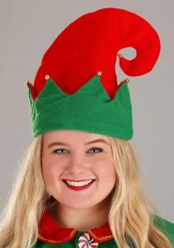 Plus Size Holiday Elf Costume For Women -Halloween Costumes Outlet Store womens holiday elf plus size costume alt 7