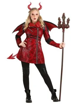 Leather Devil Costume For Women