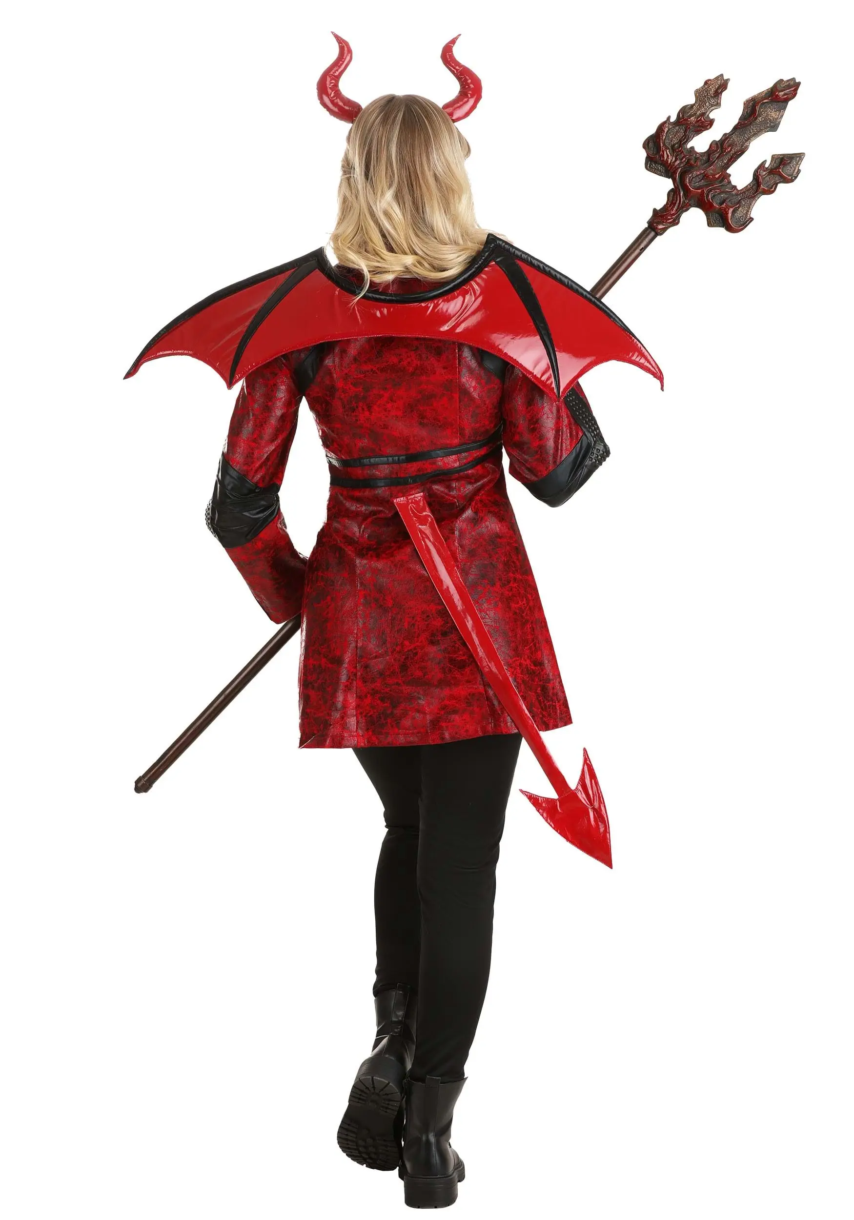 Leather Devil Costume For Women 4 Leather Devil Costume For Women - Image 2