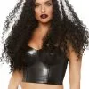Long Curly Women's Black And White Wig -Halloween Costumes Outlet Store womens long curly black and white wig