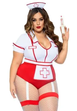 Plus Size Feelgood Nurse Costume For Women -Halloween Costumes Outlet Store womens nurse feelgood costume alt 3