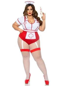 Plus Size Feelgood Nurse Costume For Women -Halloween Costumes Outlet Store womens nurse feelgood costume alt 4