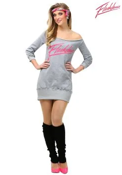 Women's Plus Size Flashdance Costume