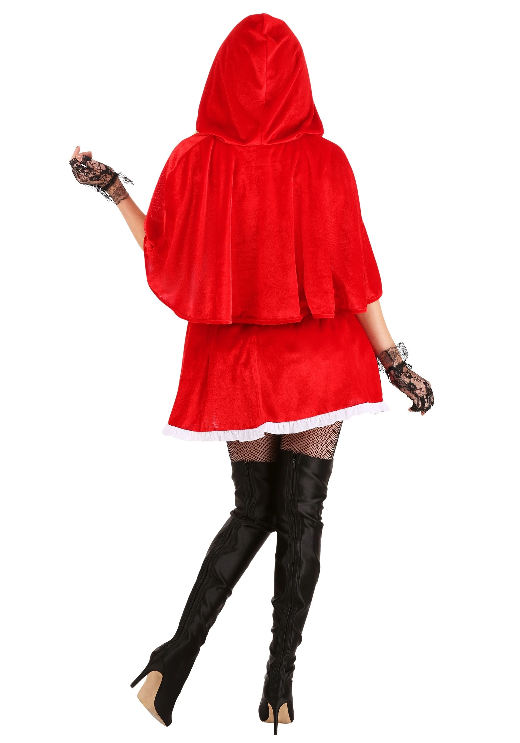 Plus Size Women's Red Hot Riding Hood Costume 7 Plus Size Women's Red Hot Riding Hood Costume - Image 5