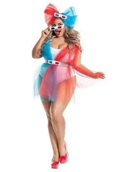 Sexy Plus Size 3D Honey Costume For Women