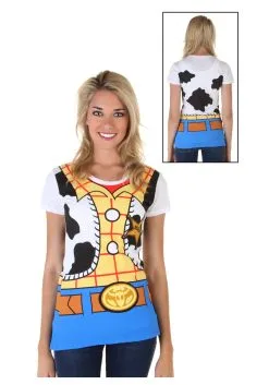 Womens Toy Story I Am Woody Costume T-Shirt