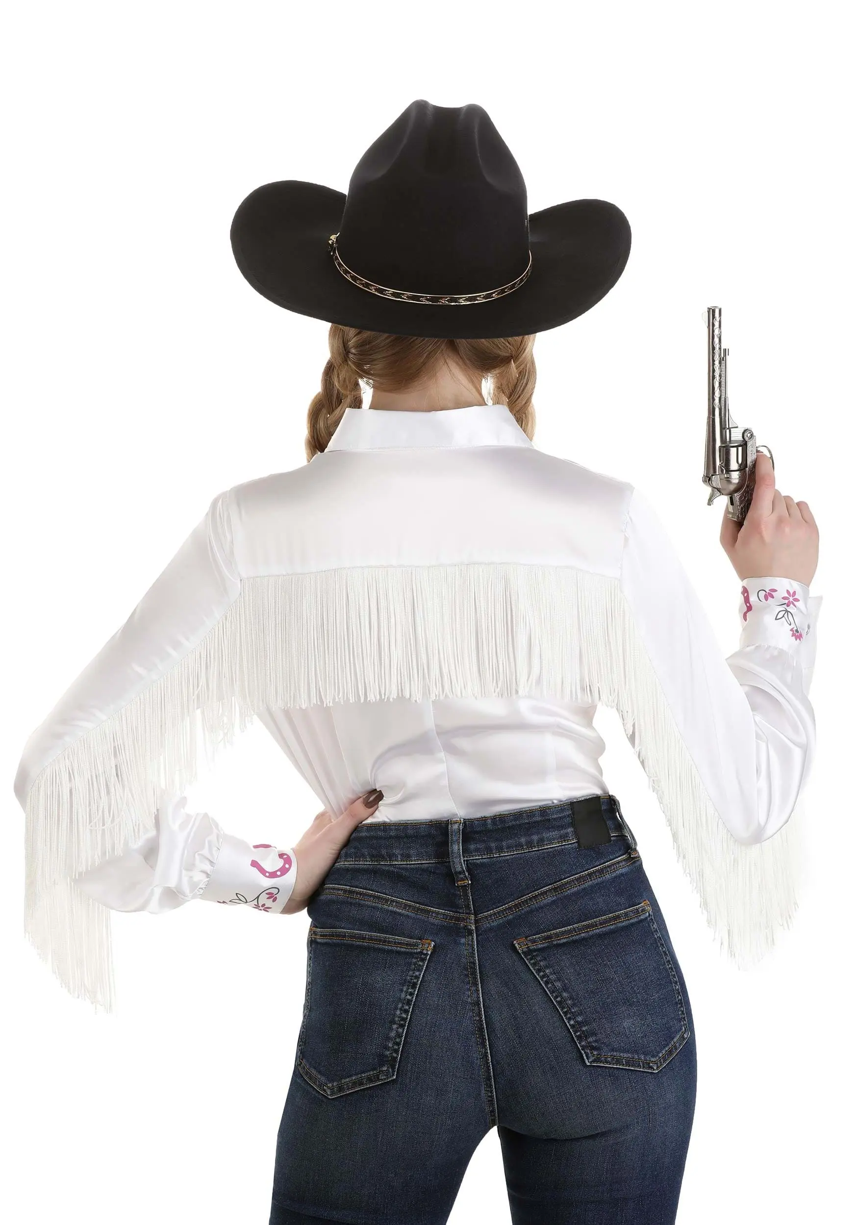 Women's Western Cowgirl Costume Shirt 4 Women's Western Cowgirl Costume Shirt - Image 2